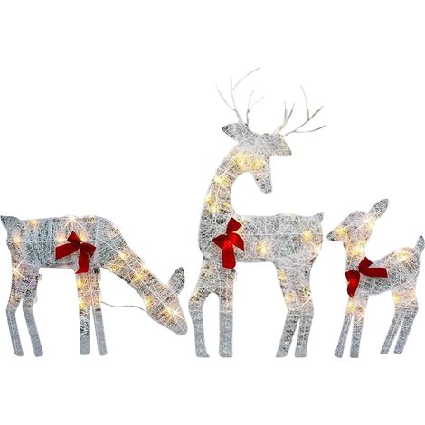 Hirschhofdekoration beleuchtetes Weihnachtshirsch