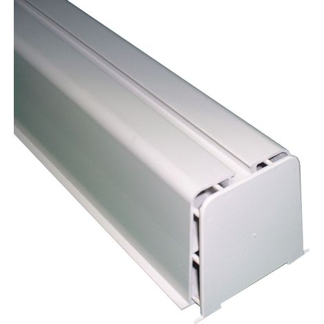 Punta per supporto di climatizzazione in PVC avorio
