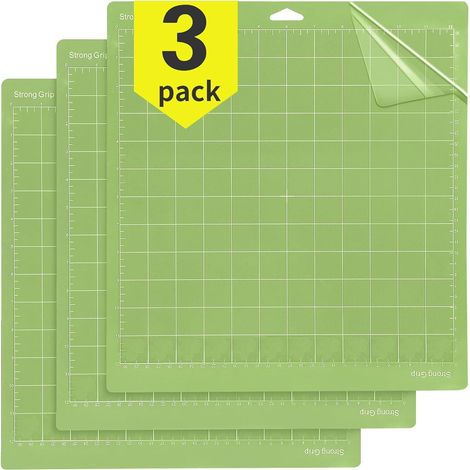 Juego de 3 tapetes de corte Cricut Standard Grip para Cricut Maker/Maker3/Explore 3/Air 2/Air/One (1/5)