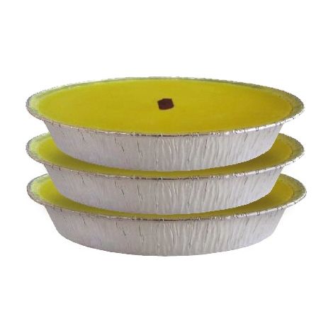 3 pezzi di ricarica" paros" per vaso "delos" alla citronella 16,5 cm