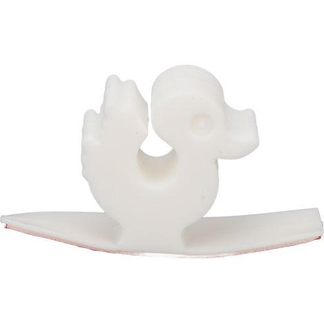 Canard mignon blanc organiseur de câbles pour salon de beauté, enrouleur de cordon pour appareil esthétique, accessoire de rangement domestique (1/5)