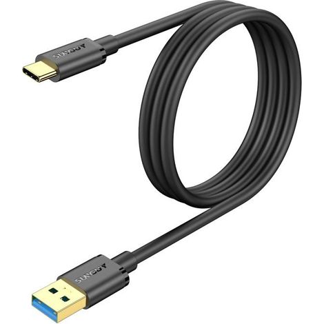 Câble USB vers USB C -KAL-Câble USB Vers USB C 1M,10Gbps USB 3.1 Gen2,Charge Et Données,Pour iPhone 15,Galaxy S24/S23,Pixel (1/5)