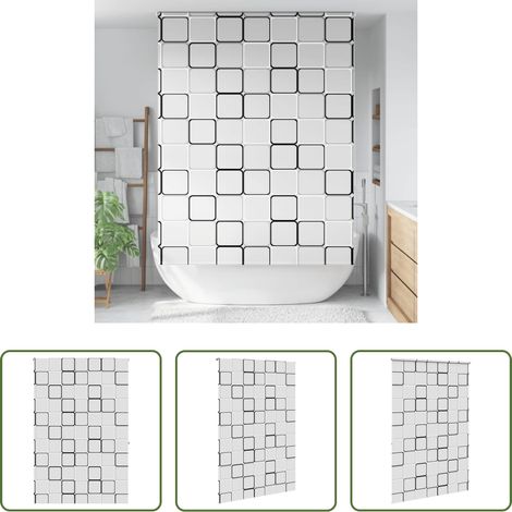 Intimité salle de bain - Store enrouleur de douche 150x240 cm largeur du tissu 146 cm (1/5)