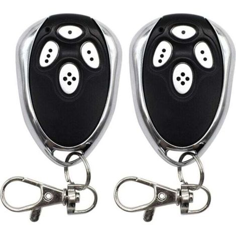 Télécommande Garage 2 Pièces pour Moteur Porte Sectionnelle 433 MHz Code Roulant (1/4)
