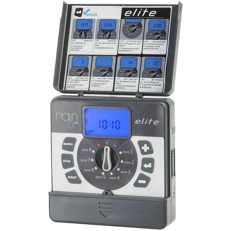CENTRALINA PER IRRIGAZIONE RAIN 'ELITE' 8 zone - 9 Vdc (indoor)