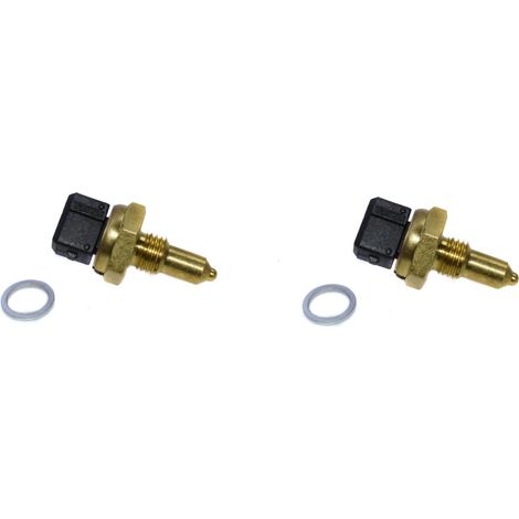 Due sensori di temperatura del liquido di raffreddamento del motore (13621433076) applicabili ai modelli BMW X5 335I E90 E92 E60 dal 2006 al 2013.
