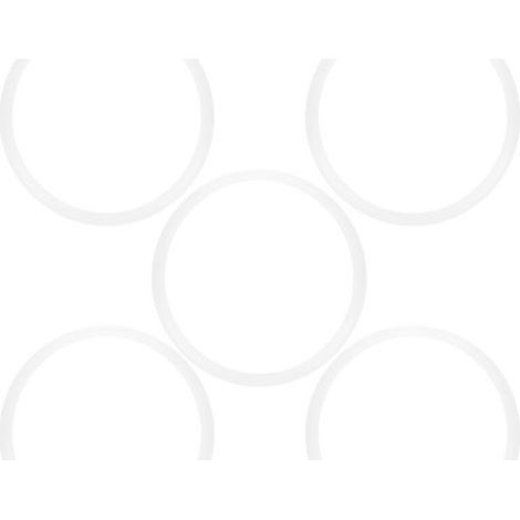 5 pièces Anneaux d'étanchéité pour autocuiseur de qualité Alimentaire Silicone en Acier Inoxydable pour autocuiseur Joints toriques universels clairs(22 cm) (1/4)