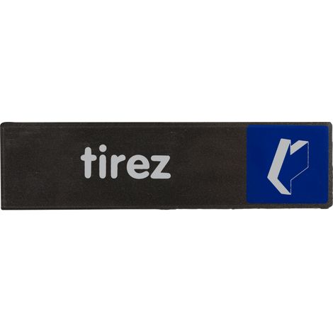 Plaque de porte Tirez - Access 170x45mm - 4037554