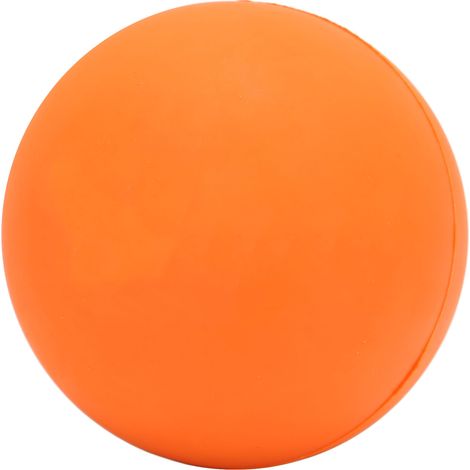 Balle de massage corporel pour la relaxation musculaire, le bien-être et la stimulation fasciale. Balle de massage pour les pieds, la nuque, le dos et les jambes. Orange. (1/5)