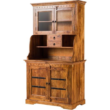 OXFORD 0510 Mobile dispensa in legno di acacia - laccato / miele 106x60x196