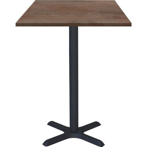 Mange-debout 60 x 60 cm - modèle Dina bronze oxydé