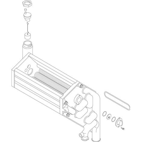 BOSCH Echangeur de chaleur 23/24W (avec joint), 73031