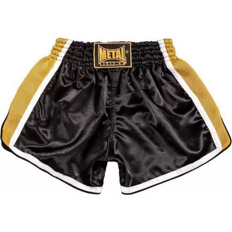 Short Metal Boxe Thai/Kick Extrem - noir/doré - M (1/2)