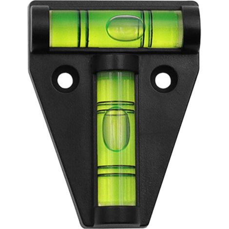 Jeffergarden Niveau à bulle triangulaire portable en acrylique de type T, mini-niveau à bulle pour camping-car, meubles et appareil photo (1/5)