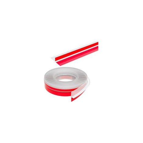 Joint coupe-vent pour porte - 1 rouleau, 6 mètres x 35 mm, joint en T transparent auto-adhésif - étanche et isolant thermique (1/5)