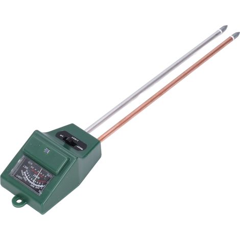 Sonde de mesure numérique multifonctionnelle pour le sol, l'humidité des plantes et l'éclairement, avec pH-mètre et humidimètre pour plantes, utilisable en intérieur et en extérieur. (1/5)