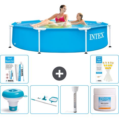Intex Piscine Tubulaire Ronde - 244x51 cm - 7-pièces  S22448 (1/5)