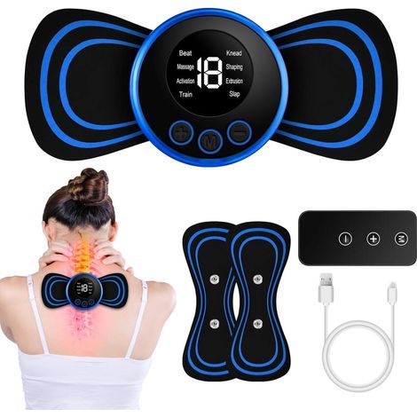 Masseur Dos et Cervicales 4D à Main Bionique- Massage Cervicales et Cou avec 3 Niveaux D’Intensité e (1/5)