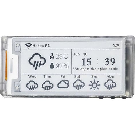 2,13 Zoll E-Ink-Display Meshtastic LoRa für ESP32 (ohne LoRa)