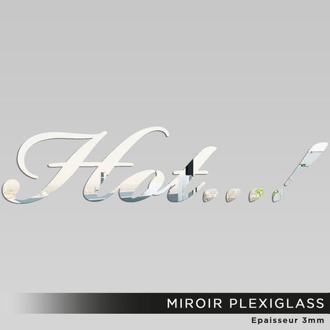 Miroir Plexiglass - Hot... - 5x20 cm (1/2)