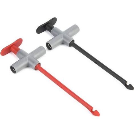 2pcs P5010 fil de Test Automobile Multimètre Multimètre Pince de Test Kit Multimètre Accessoire Pour Réparation Automatique Pince de test de ponction outil de test de voiture pince de sonde (1/5)