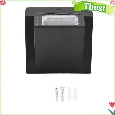 Tbest Lampe d'extérieur Applique Murale Moderne en Alliage D'aluminium, 770 Lm, étanche IP65, 3 000 K, Lueur jardin decoration (1/5)