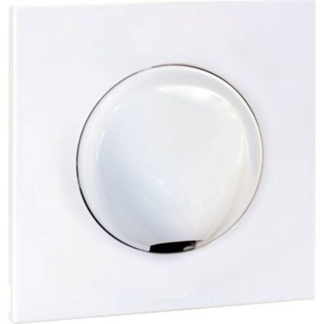 Sortie de câble IP21 20A complet avec griffes et plaque - SQUARE EASY blanc - Eur'Ohm
