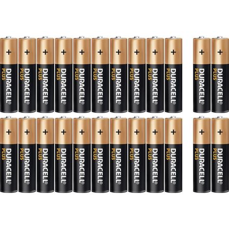 Pile LR3 (AAA) alcaline(s) Duracell Plus Power LR03 1.5 V 24 pc(s) Y00266 (1/2)