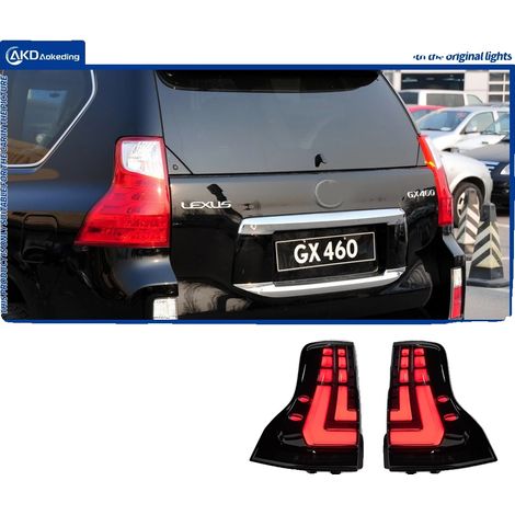 Juego de luces traseras LED para Lexus GX460, intermitentes dinámicos, visibilidad superior. (1/2)