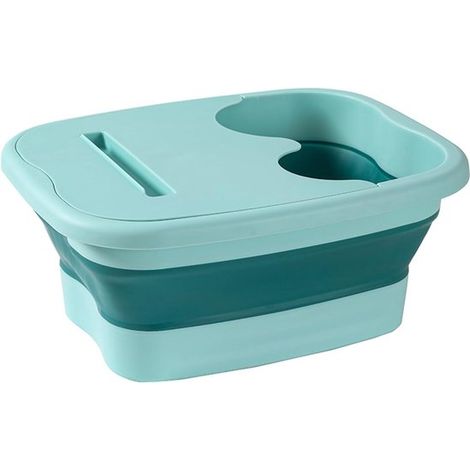 Fußbadewanne, faltbare, ergonomische, tragbare Wanne mit Bodenmassagefunktion (1/5)