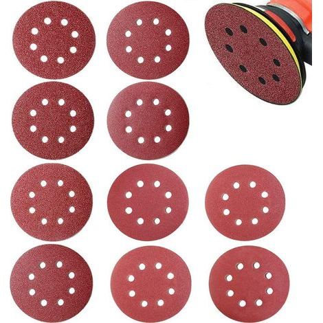 40 PCS Disques Abrasifs Velcro - 2000 grains pour Poncer, Polir et Dérouiller - Taille 125mm - Haute Qualité (1/5)
