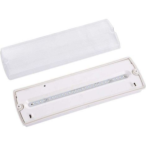 Autarke Notbeleuchtungseinheit, 3 Stunden Leuchtdauer, IP65, 200 Lumen, 6500 K, 27 LEDs (1/4)