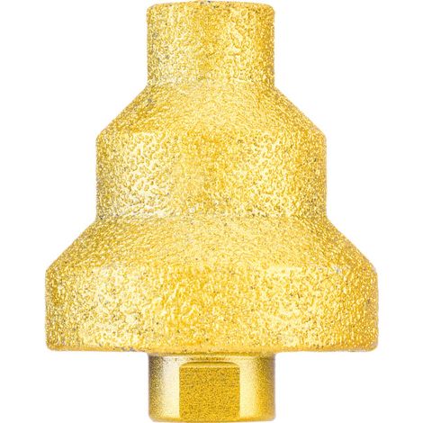 Punta diamantata per carotaggio per allargamento fori, 20-35-50 mm, per marmo, granito, quarzo, pietra, piastrelle, cemento (utilizzo a secco o a umido)