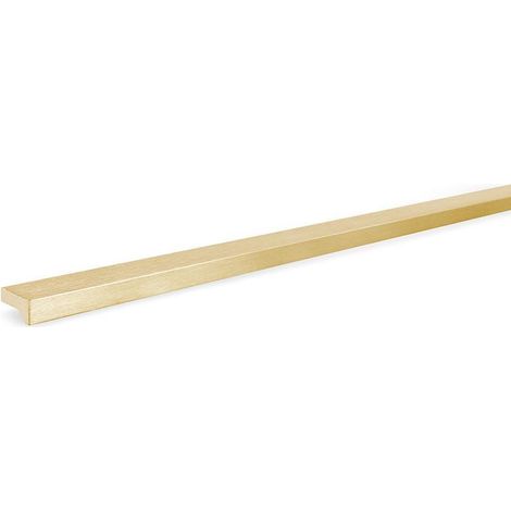 tirador angle. aluminio. 1440mm - viefe acabado laton oscuro dist. agujero dist. 512mm.