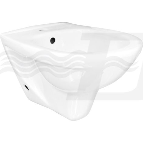 Roca Viola bidet sospeso erogazione rubinetto ceramica bianco (1/2)