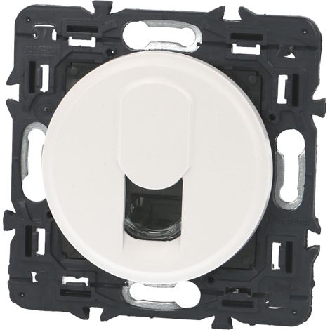 Legrand – Prise RJ45 complète Cat. 5e F/UTP – Encastrable blanc – Résiste à 10 000 manœuvres – 16 A, 3680 W, 230 V