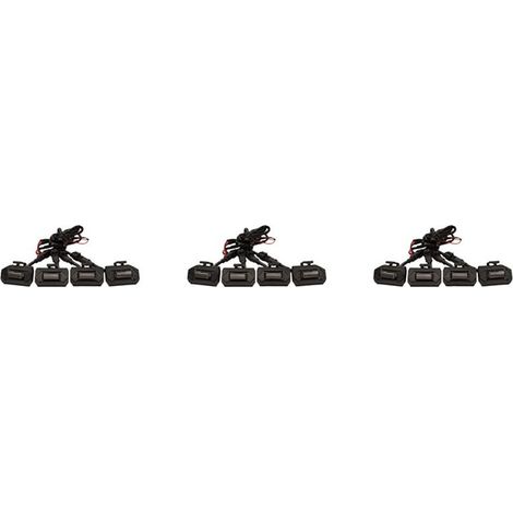 12 luci a LED per la griglia anteriore della Toyota Tacoma Raptor TRD Off-Road Sport Edition 2020-2021, luci esterne per la griglia, luce gialla.