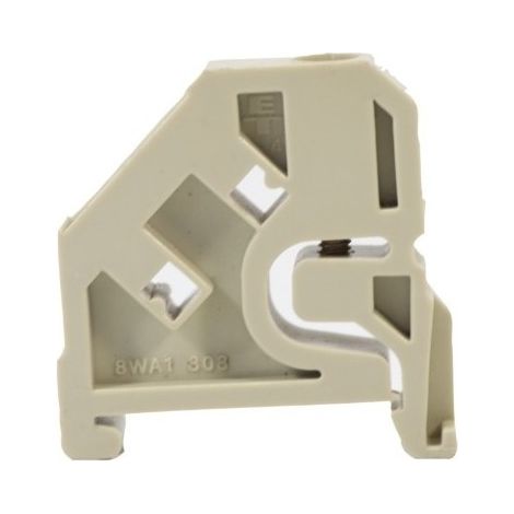 Klemmenhalter aus thermoplastischem Material DIN 10 mm Siemens 8WA1-808 (1/4)