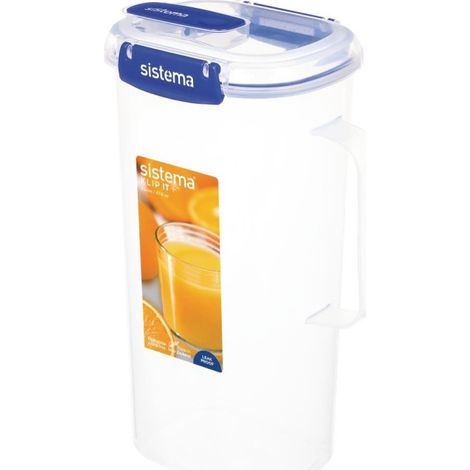 Pichet à jus Klip It Plus 2L - 109 x 164 x 253 mm - SISTEMA (1/5)