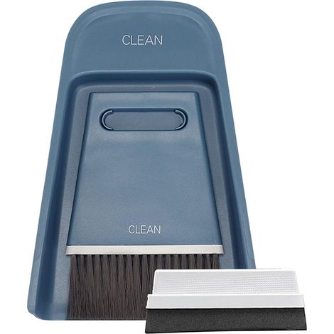 Ensemble de brosse de nettoyage Mini pelle à poussière, pour bureau, maison, petit balai, brosse de nettoyage de bureau, essuie-glace (1/5)
