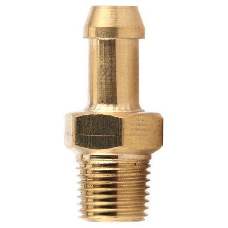 Carcasa del compresor del turbocompresor, racor de manguera de boquilla de refuerzo de latón de 1/8 de pulgada, 27 NPT o (1/5)