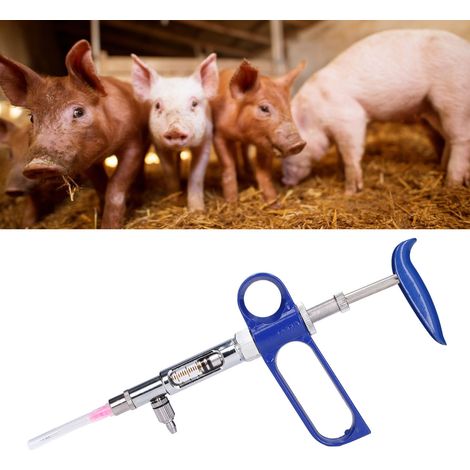 (Dauerdosierspritze für die Veterinärmedizin, 2 ml, automatische Dosierspritze mit einstellbarer quantitativer Dosierung, Veterinärgerät) (1/5)