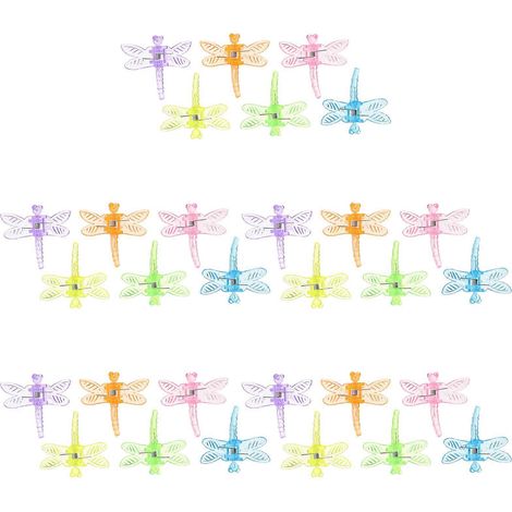 Clips en plastique pour orchidées, support pour fleurs, 60 pièces, supports pour tiges de plantes d'intérieur (1/5)