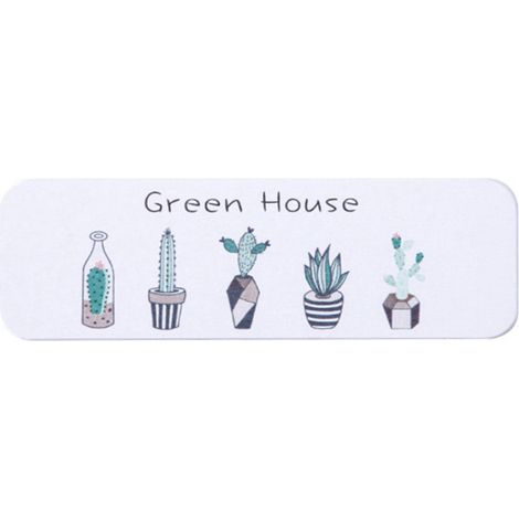 Tapis absorbant en terre de diatomées, tapis à séchage rapide, porte-brosse à dents, porte-savon (Cactus) (1/2)