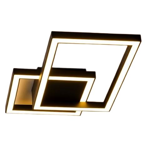 Plafonnier Led 20W Dimmable Aluminium Noir Mat - Design Moderne Technologie Cct 3000K 4000K 6000K Pour Intérieur - Perenz Haute Qualité Lumière (1/2)