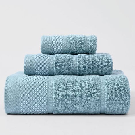 Serviette De Main - 100% Coton - 35 X 35 Cm - Pour Salle De Bain, Douche, Piscine, Spa, Gym - 1 Pièce (1/4)