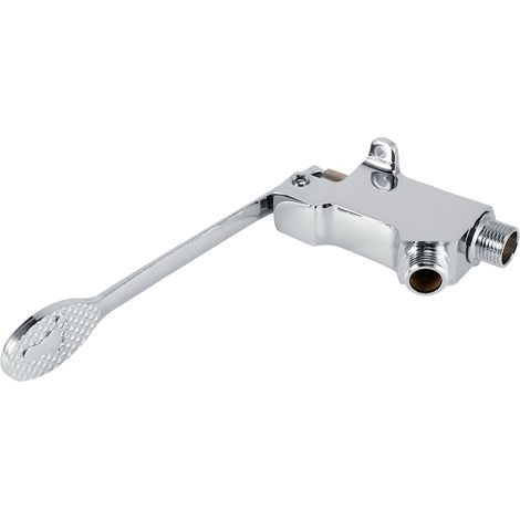 Accessoire de robinetterie à pédale en cuivre à filetage G1/2 pour lavabo de salle de bain. (1/5)