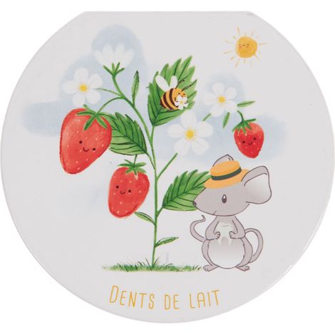 Boîte à dents quenottes Fraises Adèle (1/2)