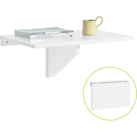 Mesa Plegable de Pared,Mueble Infantil,Mesa para portátil, Mesa para Comer, Escritorio FWT03-W SoBuy ES (1/5)