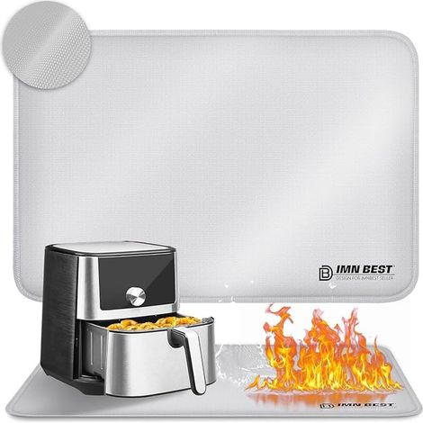 Heat Resistant Mat Air Fryer Silicone Fireproof Mat 60x40cm Kitchen Worktops Countertop Protector Anti Slip (1/5)